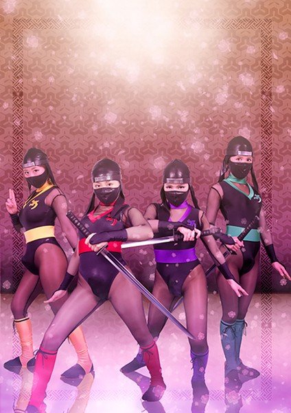 |GHKQ-54| Hermaphrodite Female Ninja Group: Pervert Pleasure